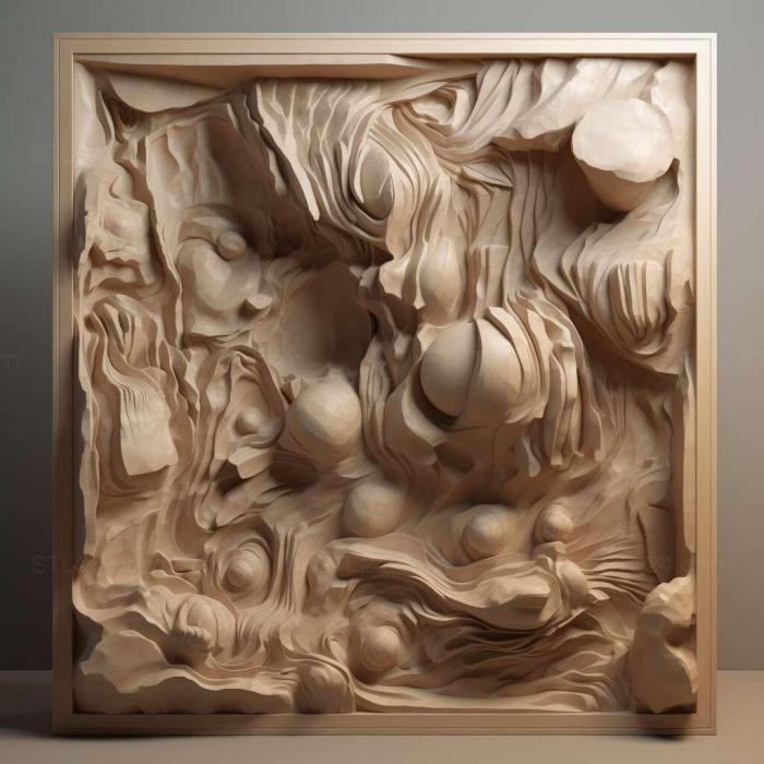 Patterns and decorations (Philip Johnson 3, PATTERN_2771) 3D models for cnc